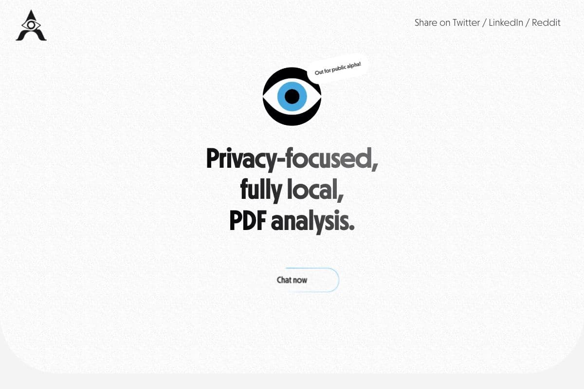 Privacy-Focused PDF Analysis Tool