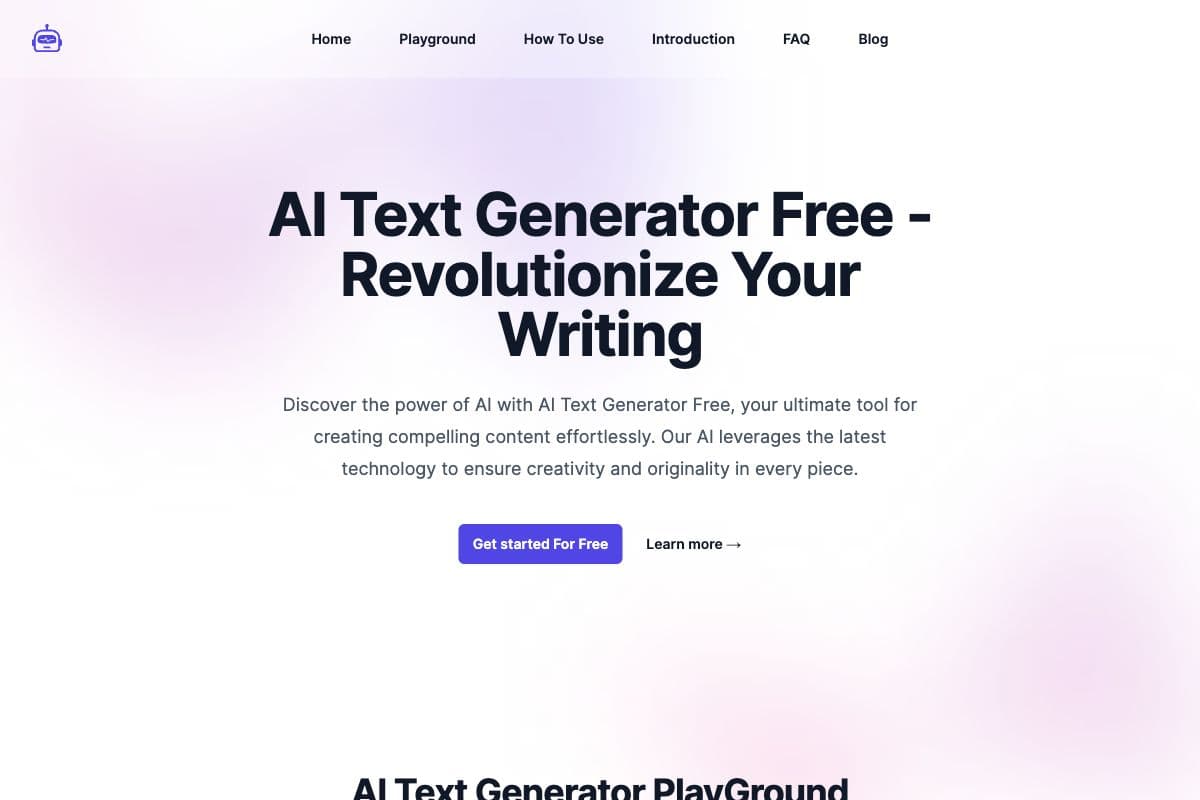 AI Text Generator Free - Revolutionize Your Writing