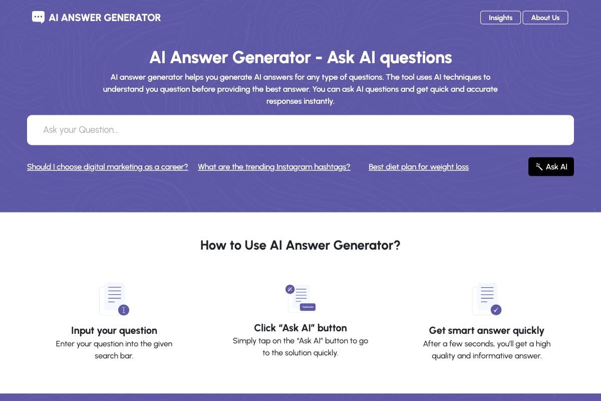 AI Answer Generator