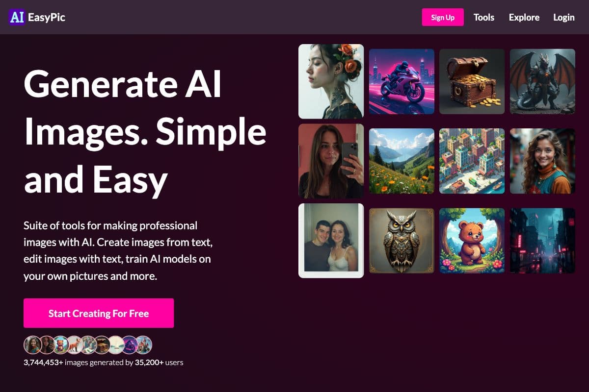 EasyPic - Simple and Easy AI Image Generator