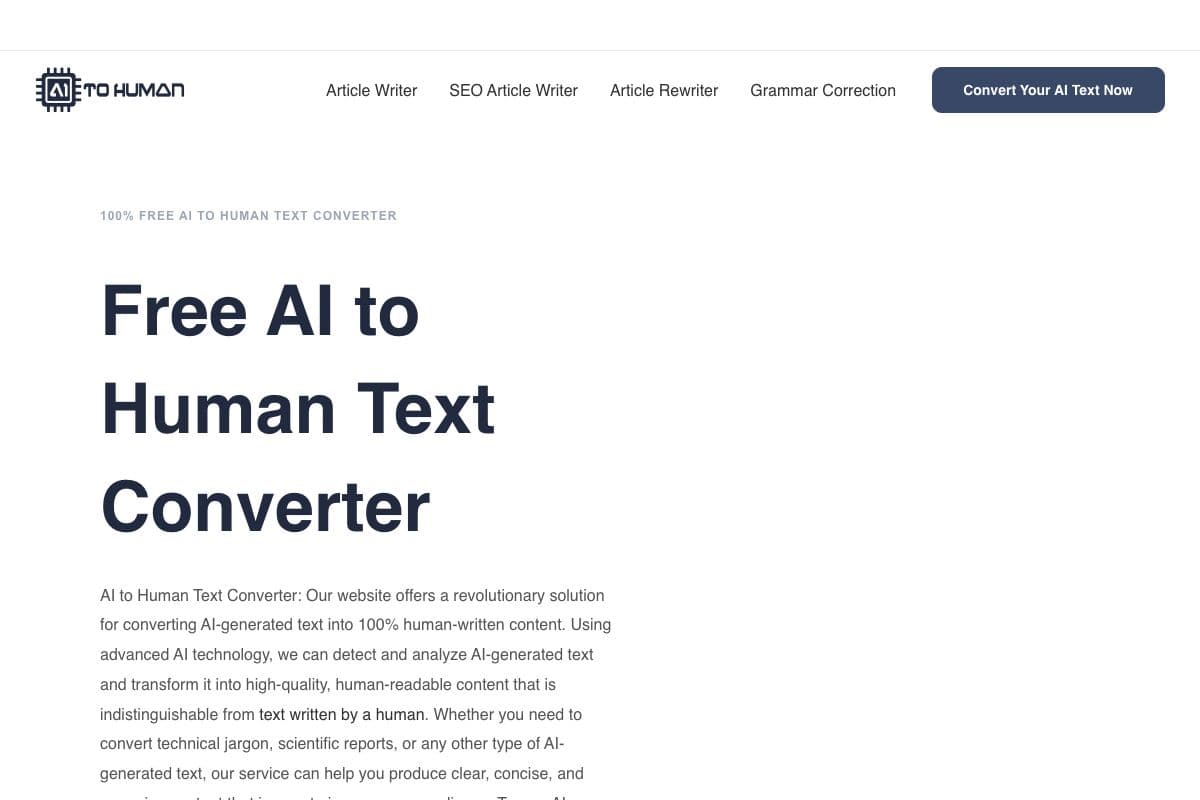 AI to Human Text Converter