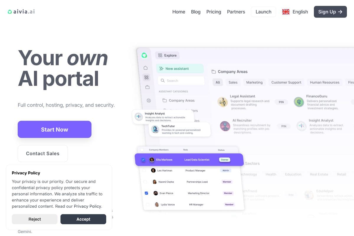 Aivia.ai - Your AI Portal