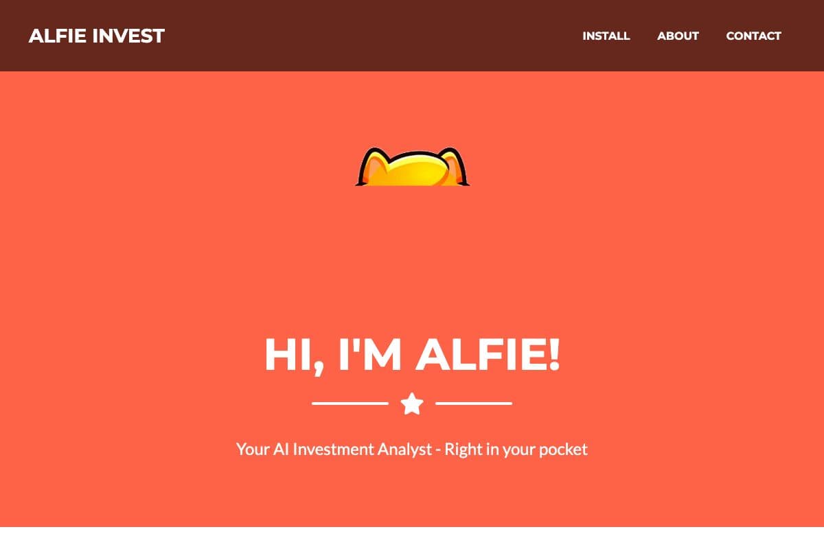 AlfieInvest: AI-powered Investment Analysis Tool