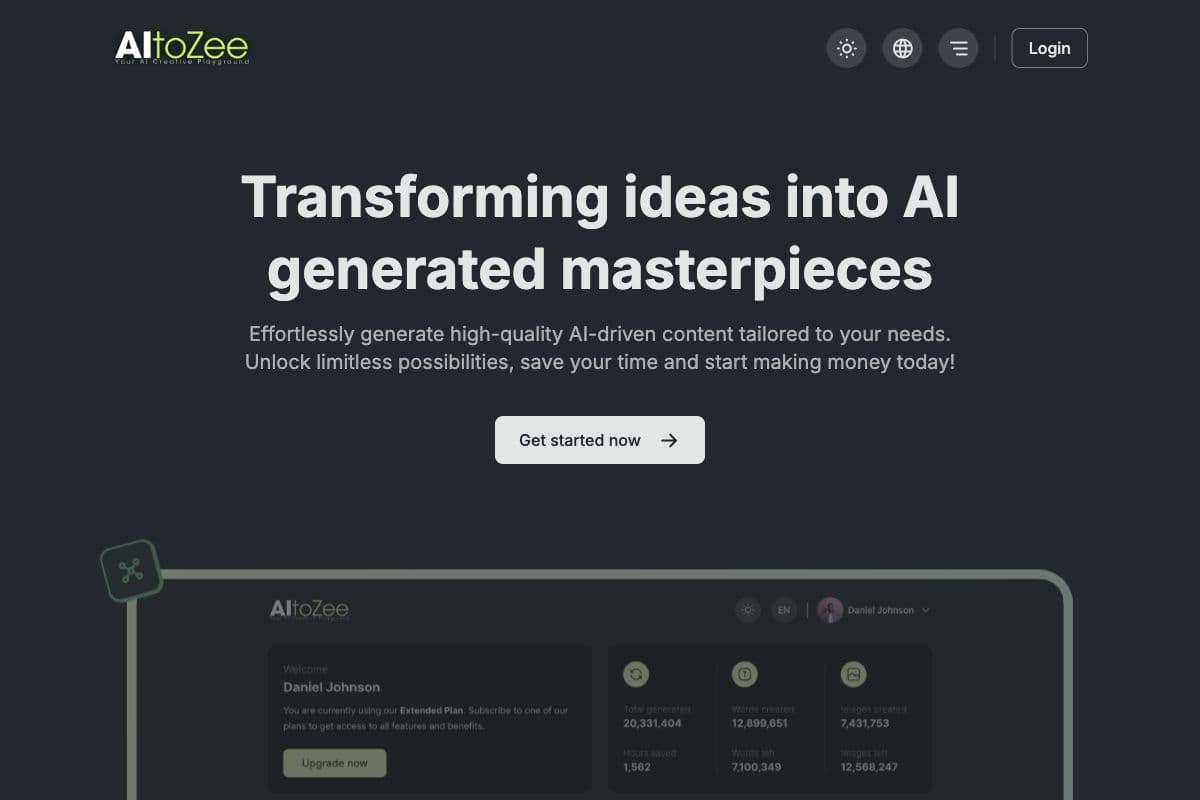 AItoZee - Your Creative AI Playground