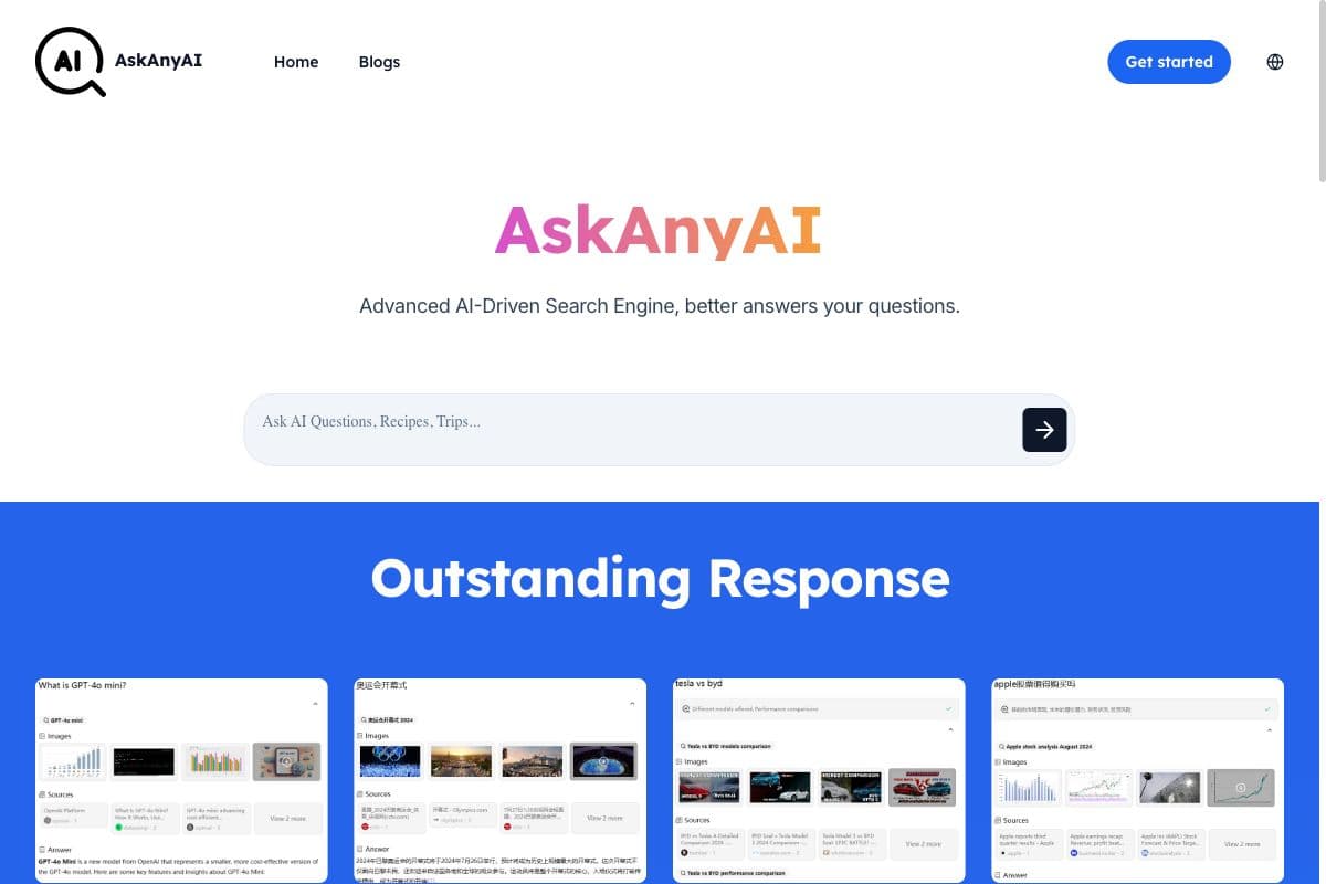 AskAnyAI: AI-Driven Search Engine