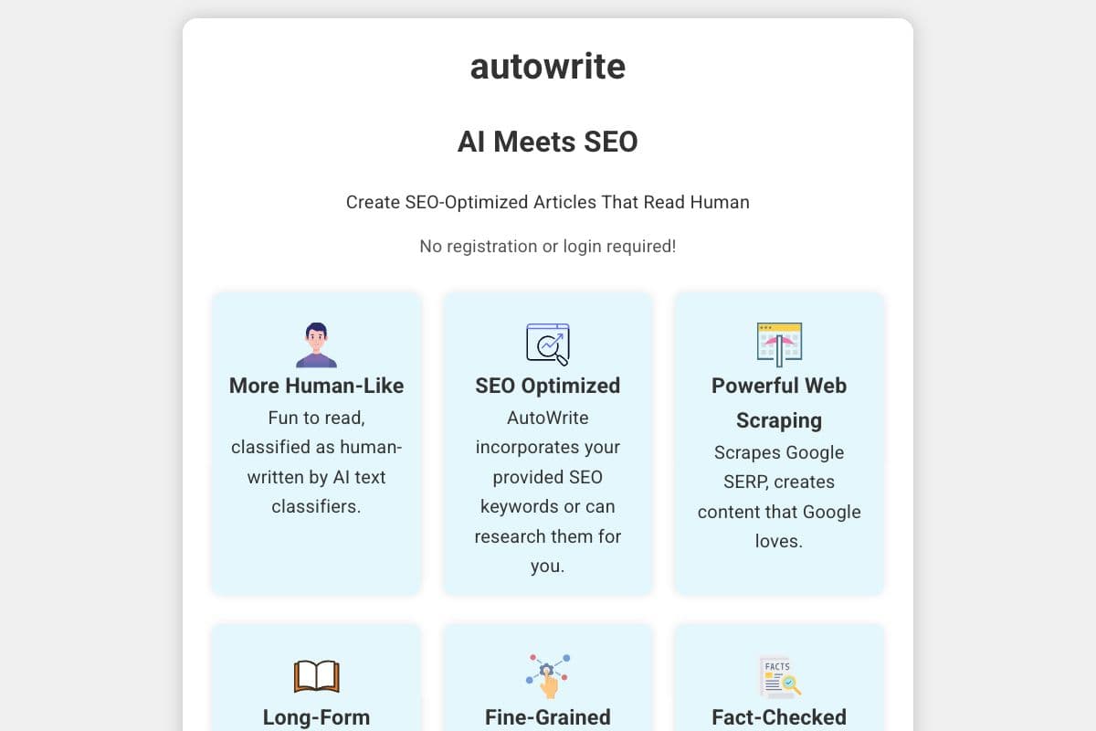 AutoWrite - AI Meets SEO