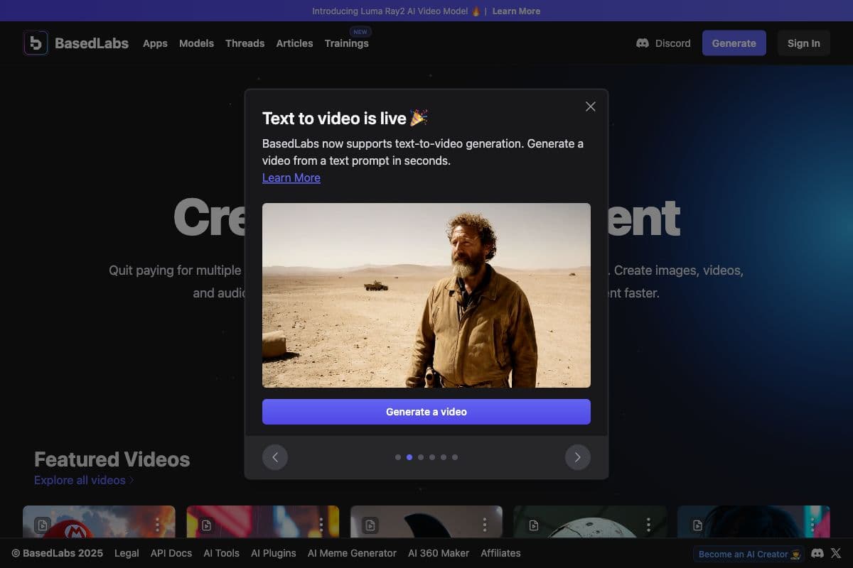 BasedLabs AI Video Generator