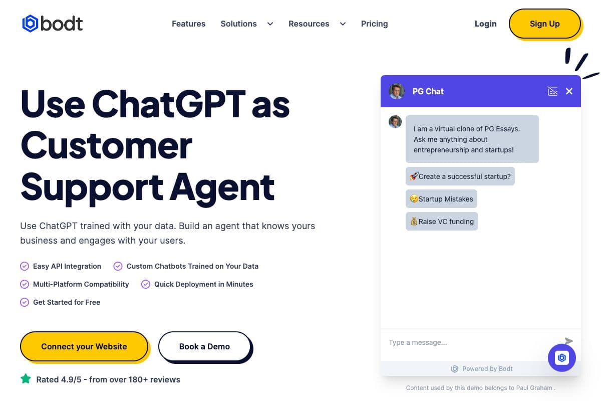 Bodt.io AI Chatbot Platform