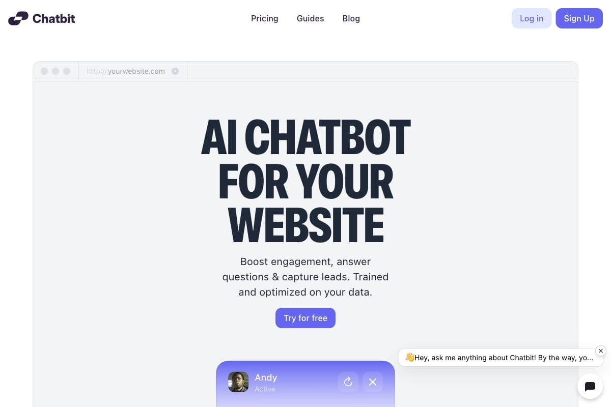 Chatbit: AI Chatbot for Your Website