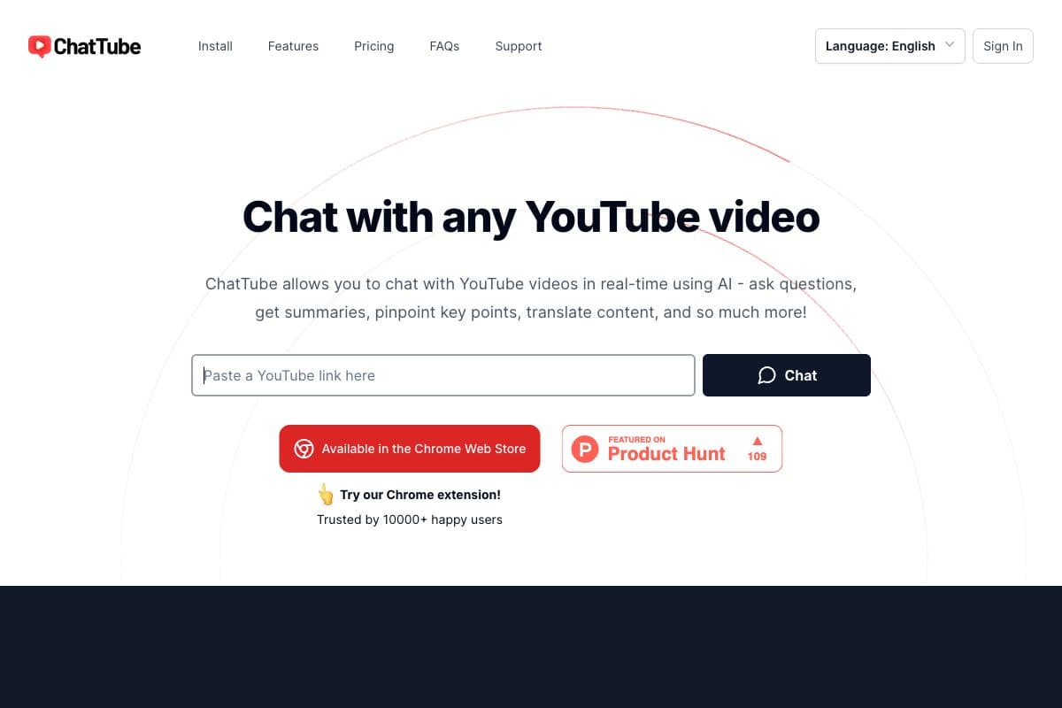 ChatTube - Interact with YouTube Videos