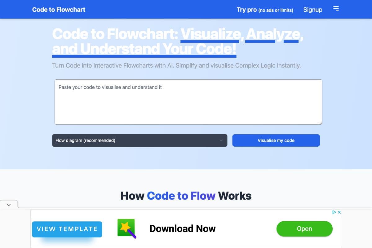 Code to Flowchart: Visualize, Analyze, and Understand Your Code!