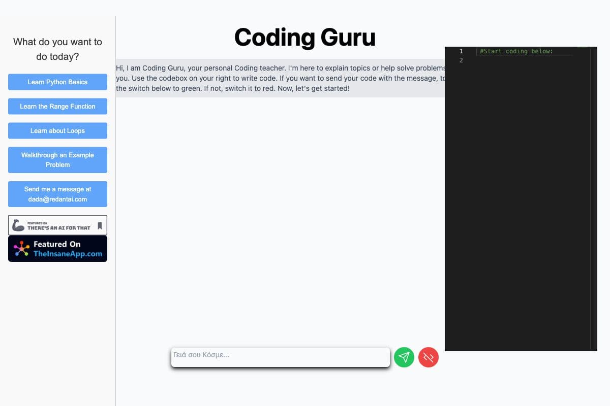 Coding Guru - Personalized Python Learning Platform