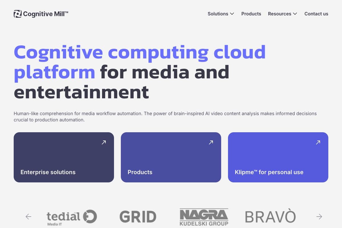 CognitiveMill™ - Cognitive Computing Cloud Platform