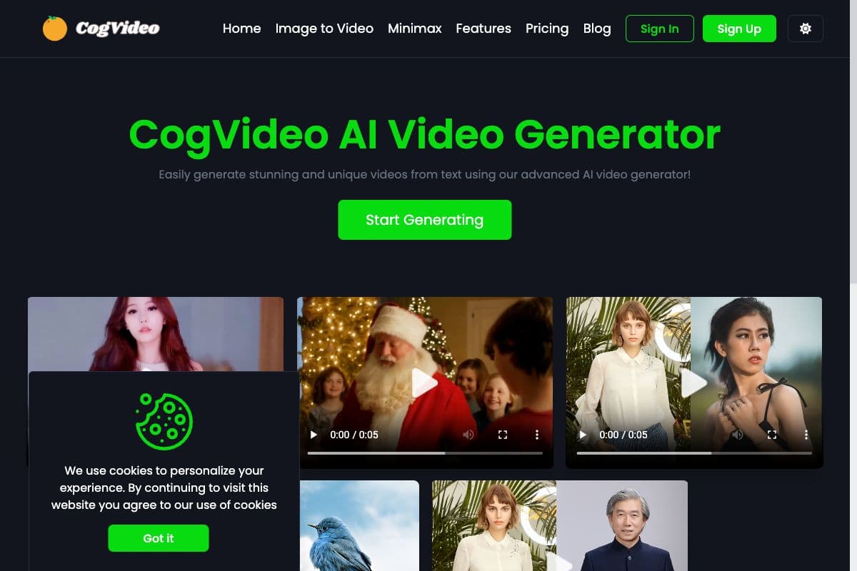 CogVideo AI Video Generator