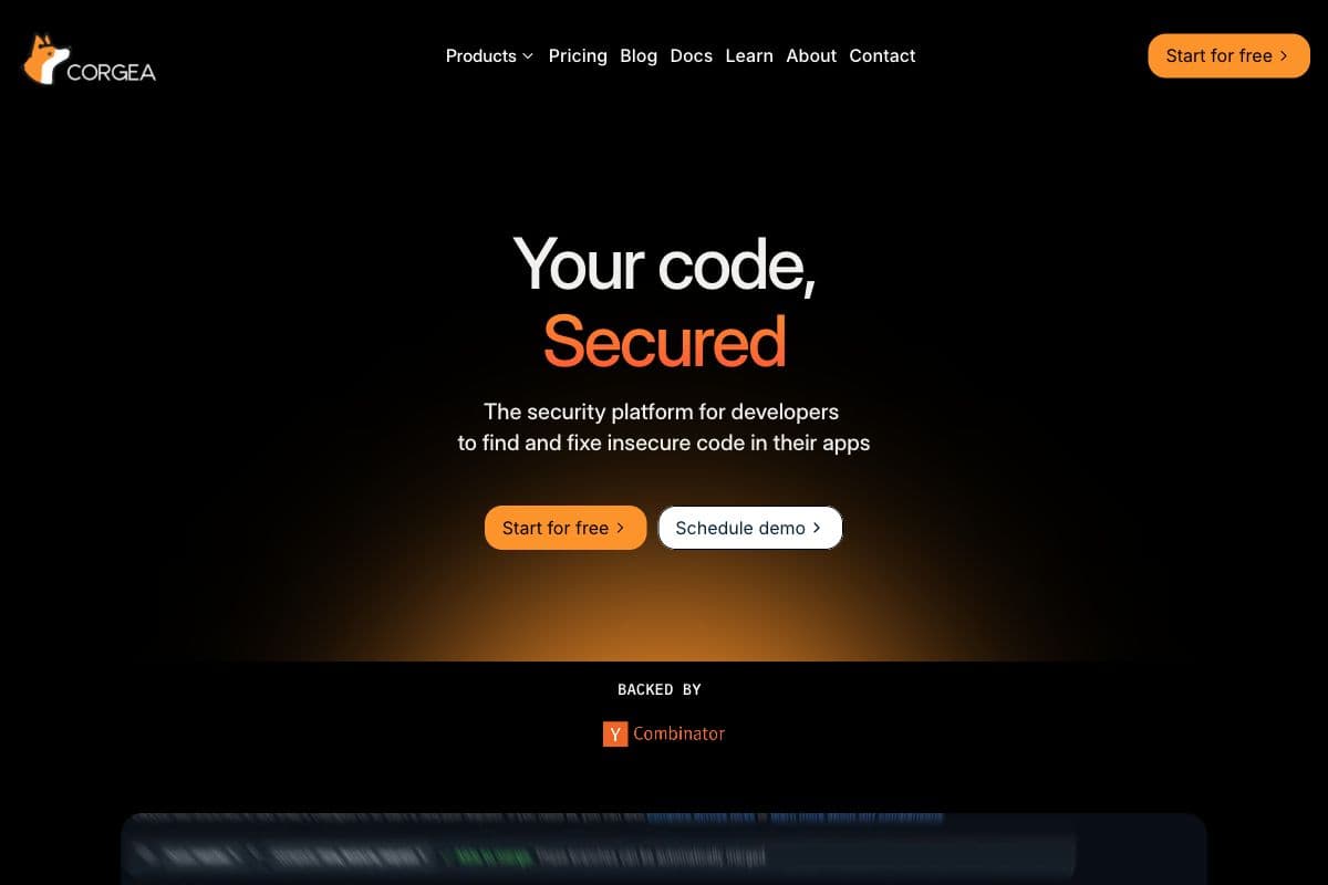 Corgea - Your Code, Secured