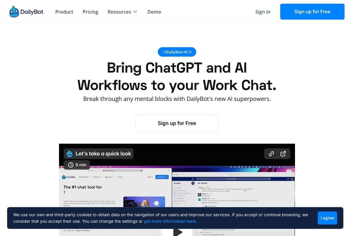 DailyBot+AI: Enhance Productivity with ChatGPT