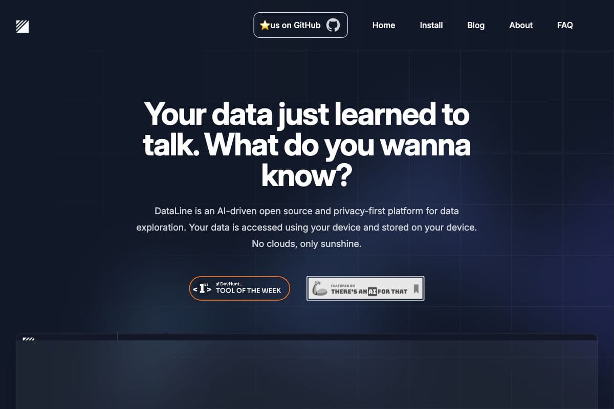 DataLine - Secure and Private Data Exploration