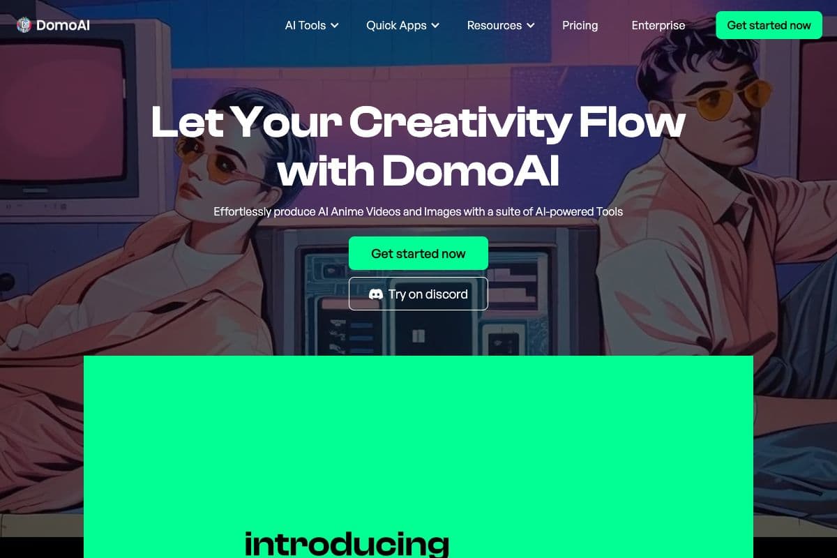 DomoAI - Effortless AI Anime Videos and Image Creation