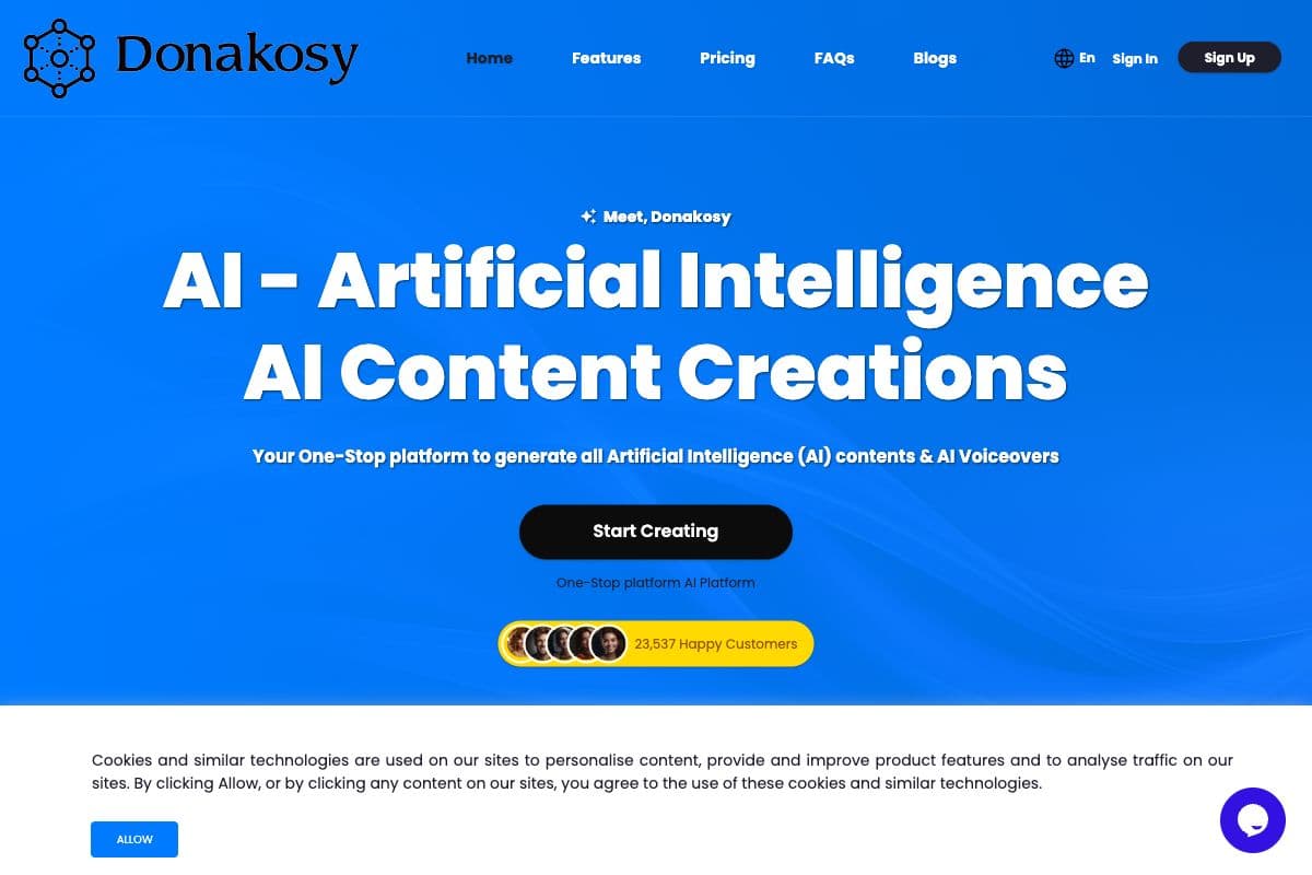 Donakosy - One-Stop AI Content Creation Platform