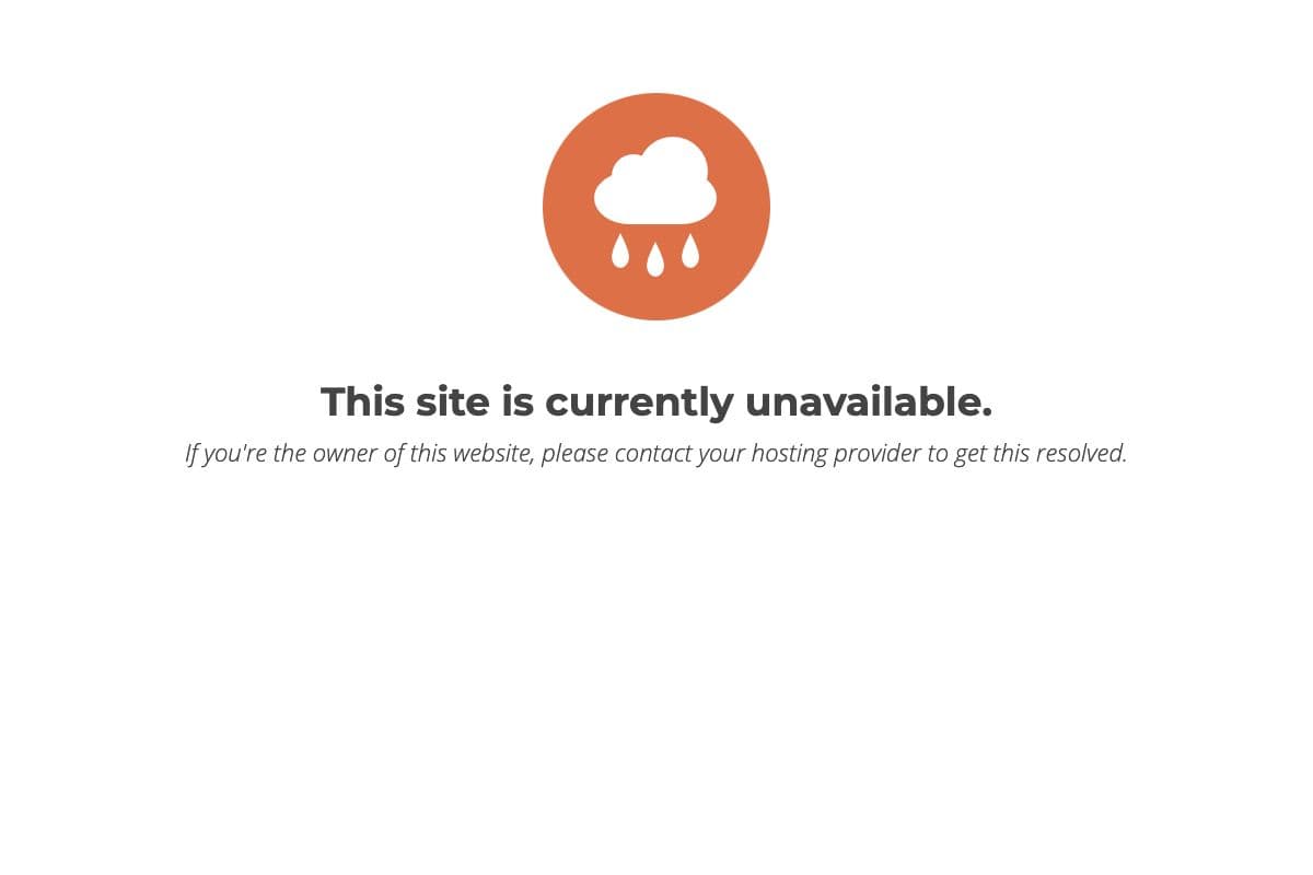 Unavailable Website