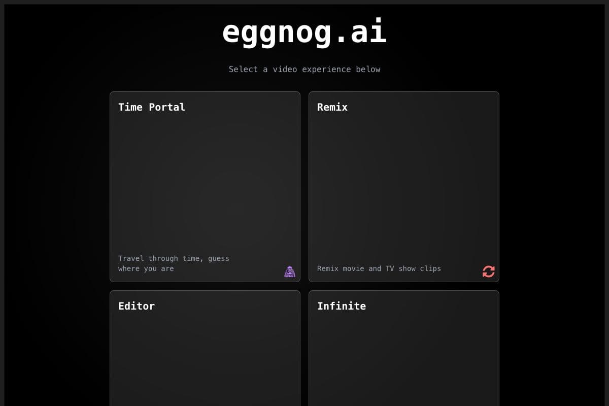 Eggnog.ai Video Experiences