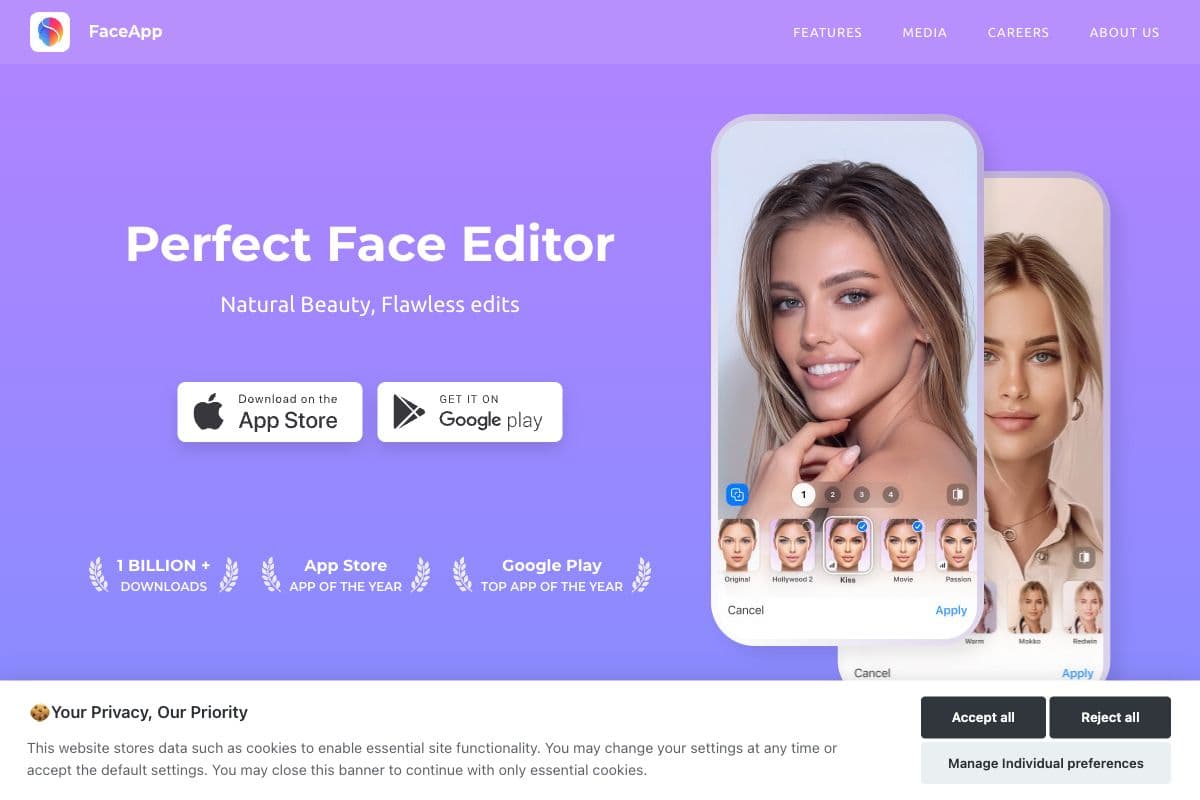 FaceApp: Perfect Face Editor