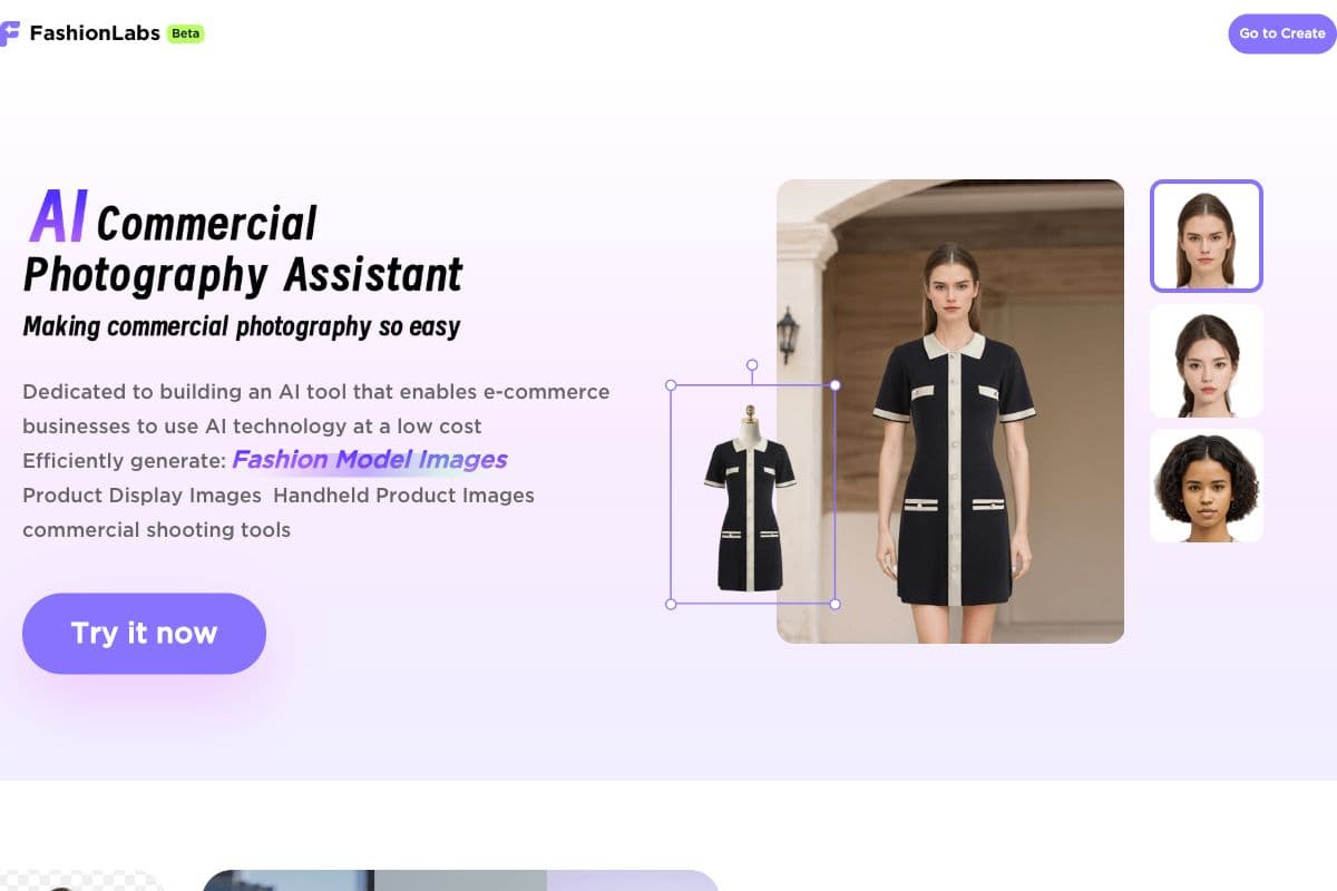 FashionLabs: AI E-commerce Imaging Tool