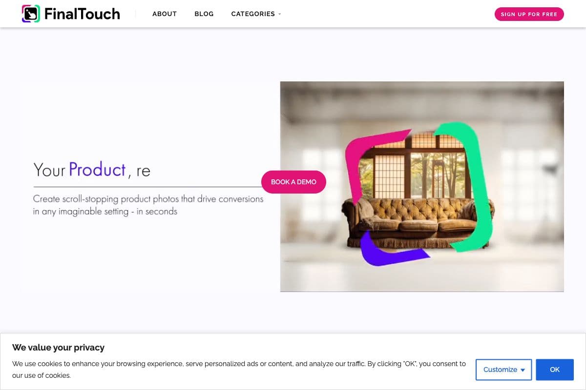 FinalTouch – AI Product Photo Creator