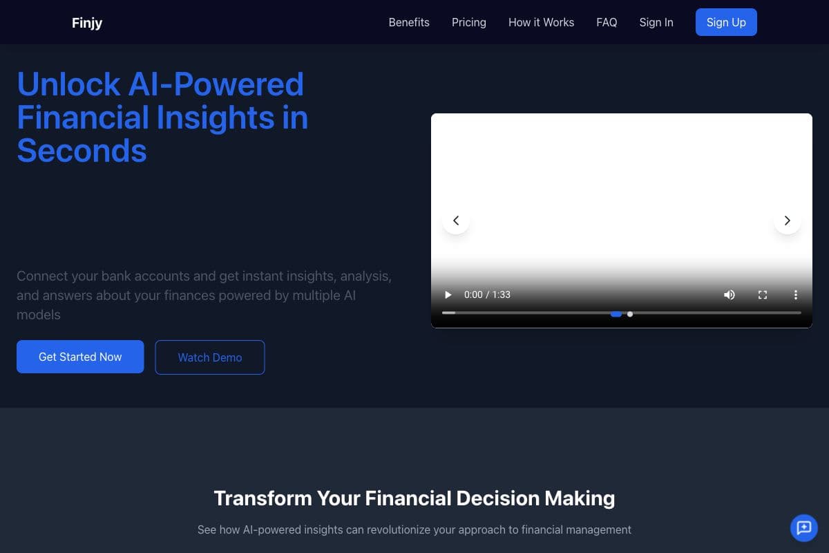 Finjy - Your Personal AI Financial Auditor