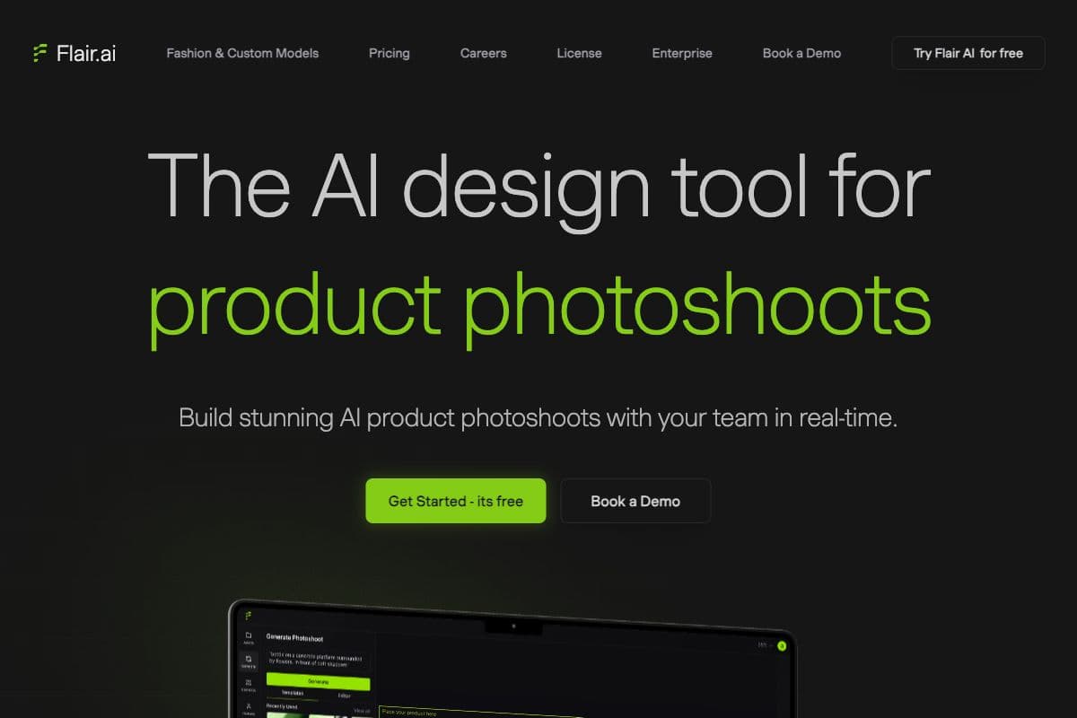 Flair.ai - AI Design Tool for Product Photoshoots