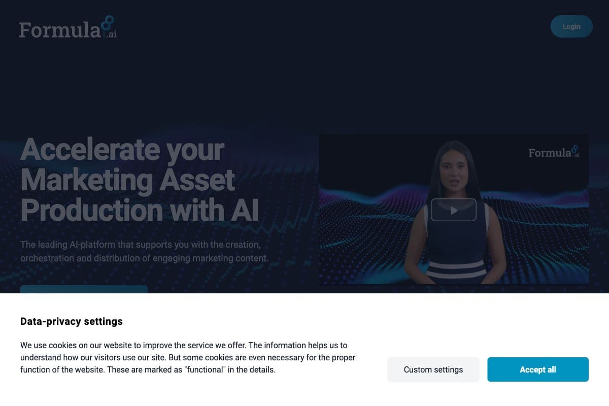 Formula8.ai - Accelerate your Marketing Asset Production with AI