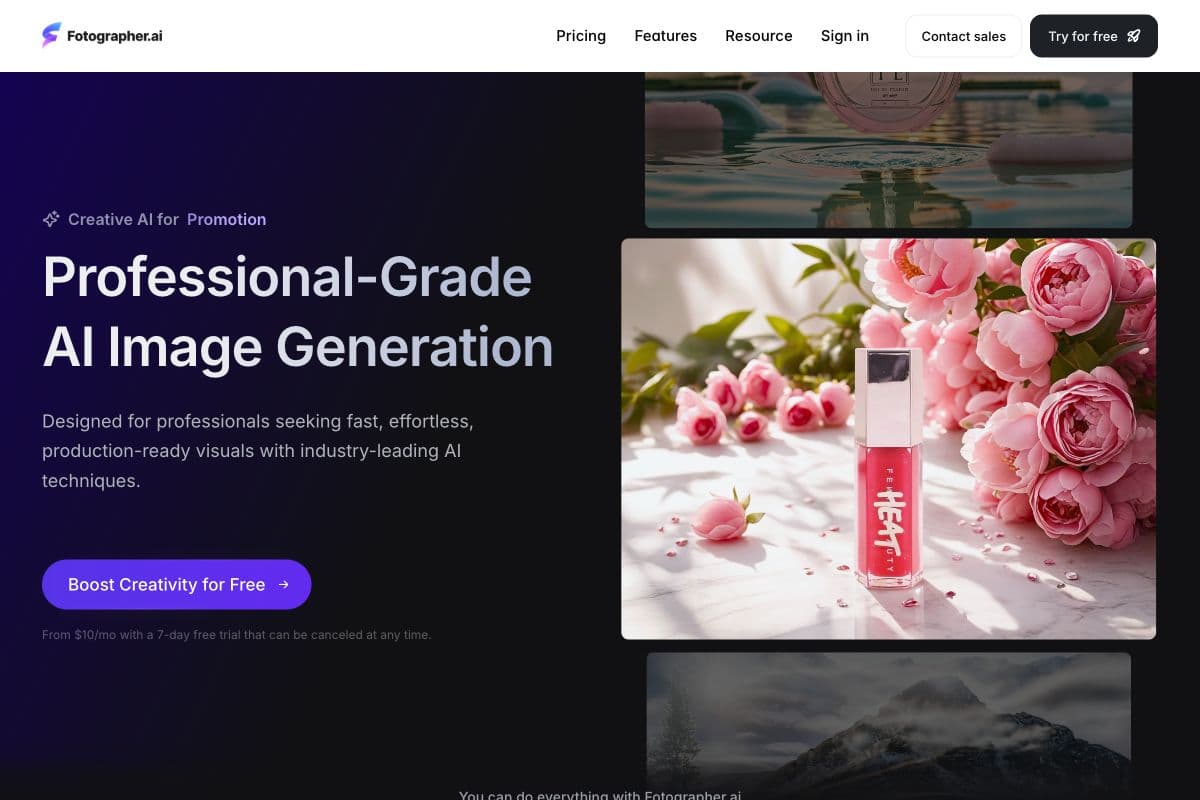 Fotographer AI - Professional-Grade AI Image Generation and Editing