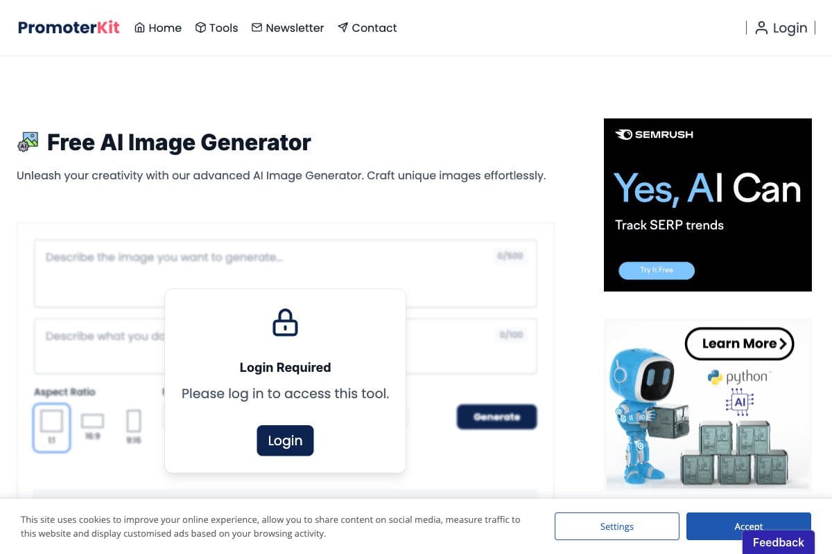 AI Image Generator by PromoterKit