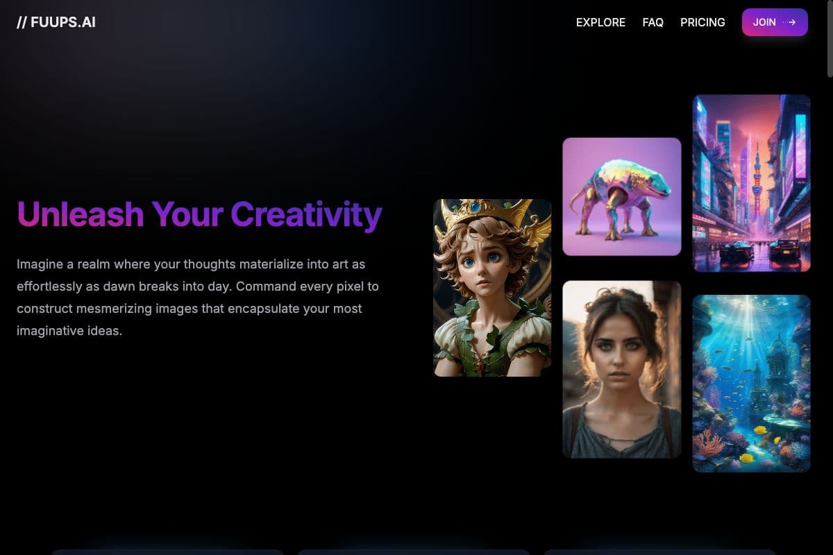 FUUPS.AI - Unleash Your Creativity with AI