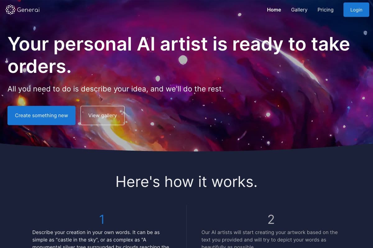 Generai - Your Personal AI Artist