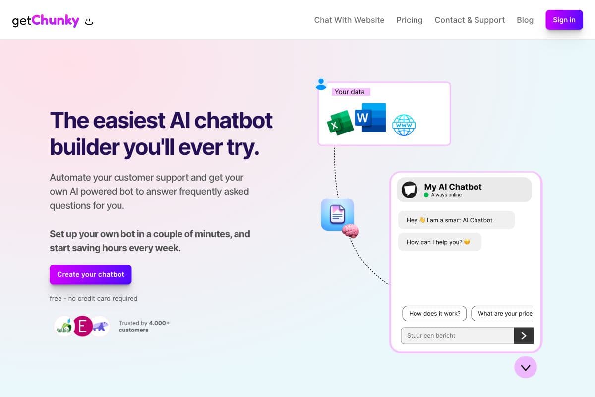 Chunky: AI Chatbot Builder