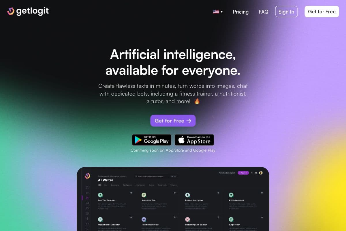 GetLogit AI Productivity Suite