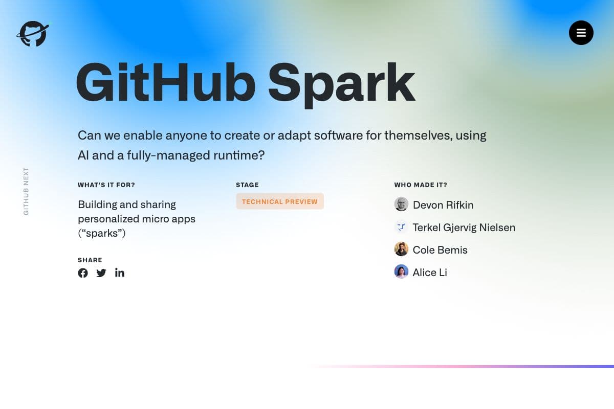 GitHub Spark