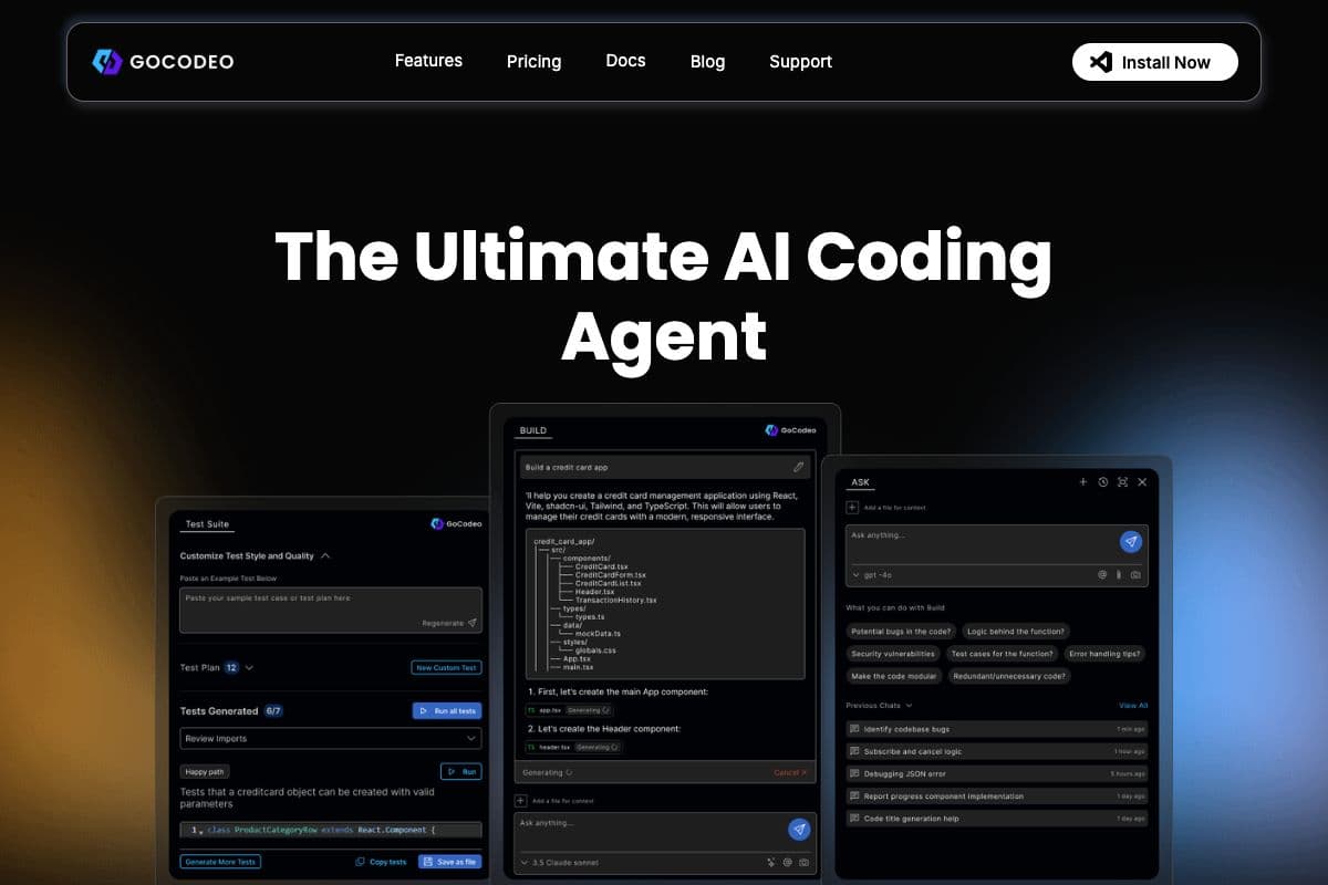 GoCodeo - The Ultimate AI Coding Agent