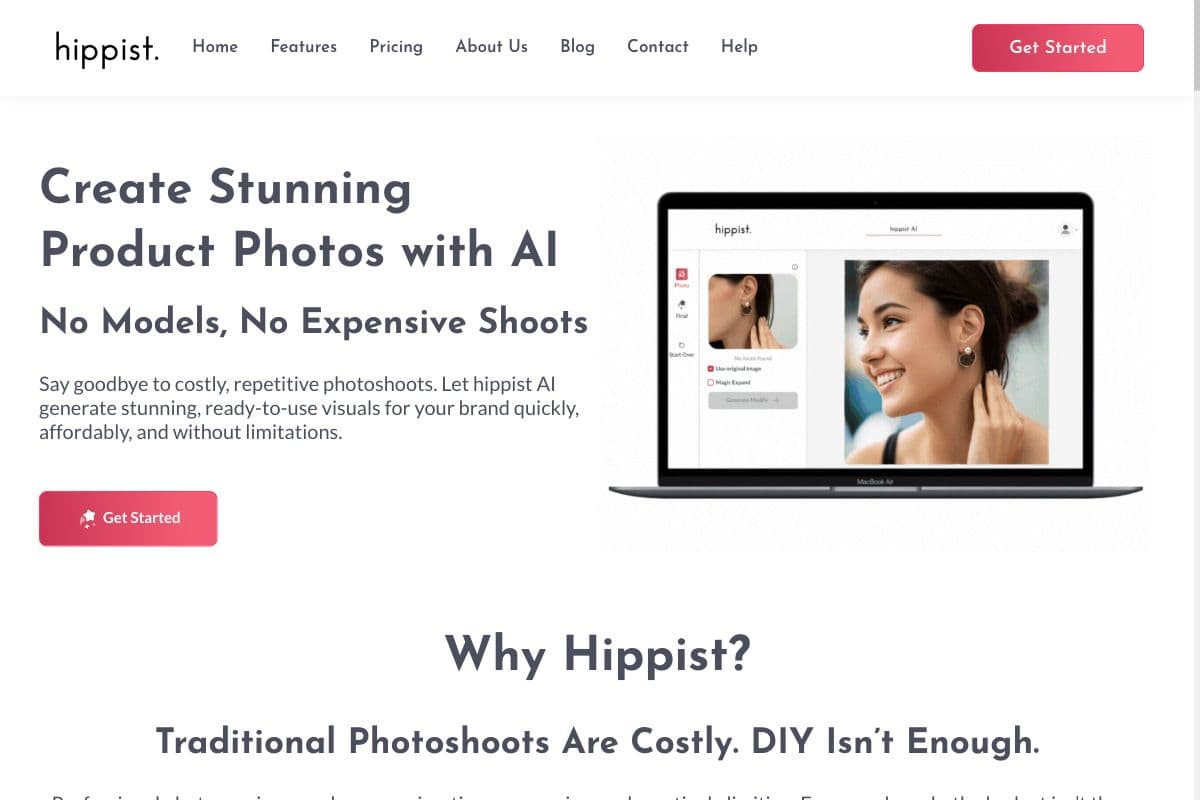 Hippist AI Product Photo Generator