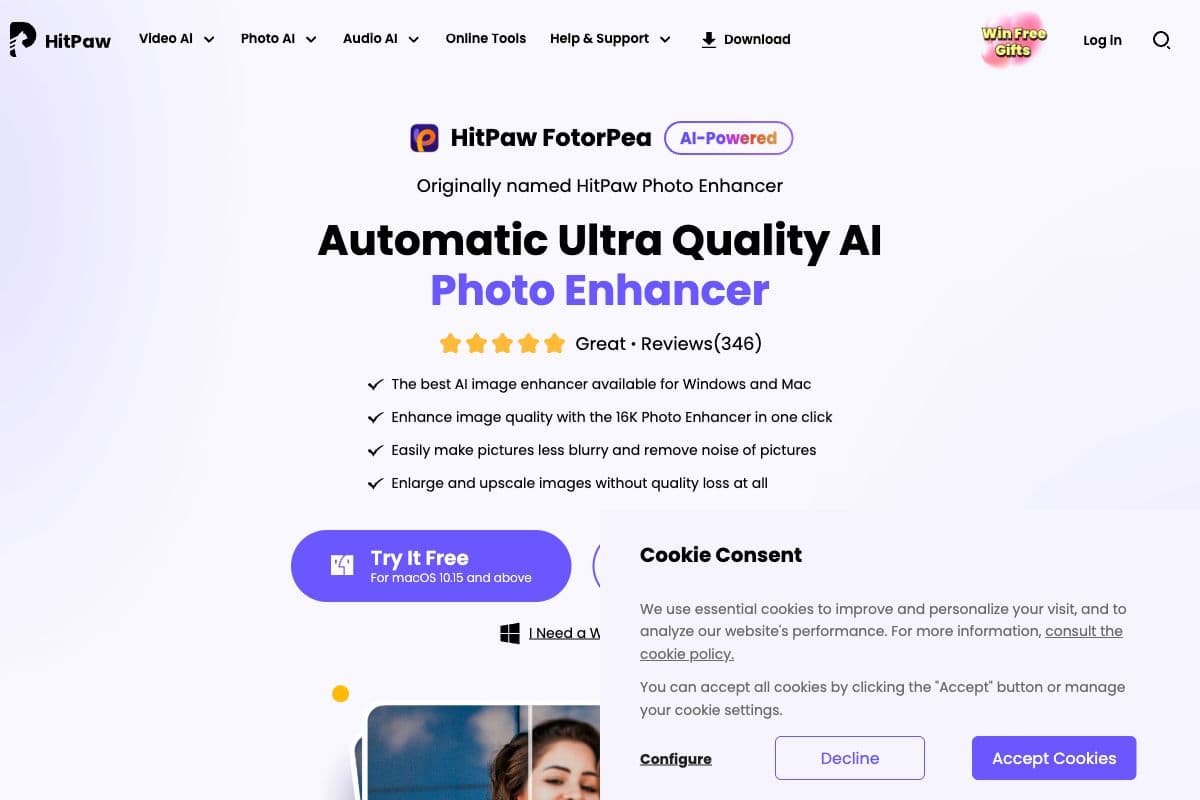 HitPaw FotorPea – AI-Powered Photo Enhancement Tool