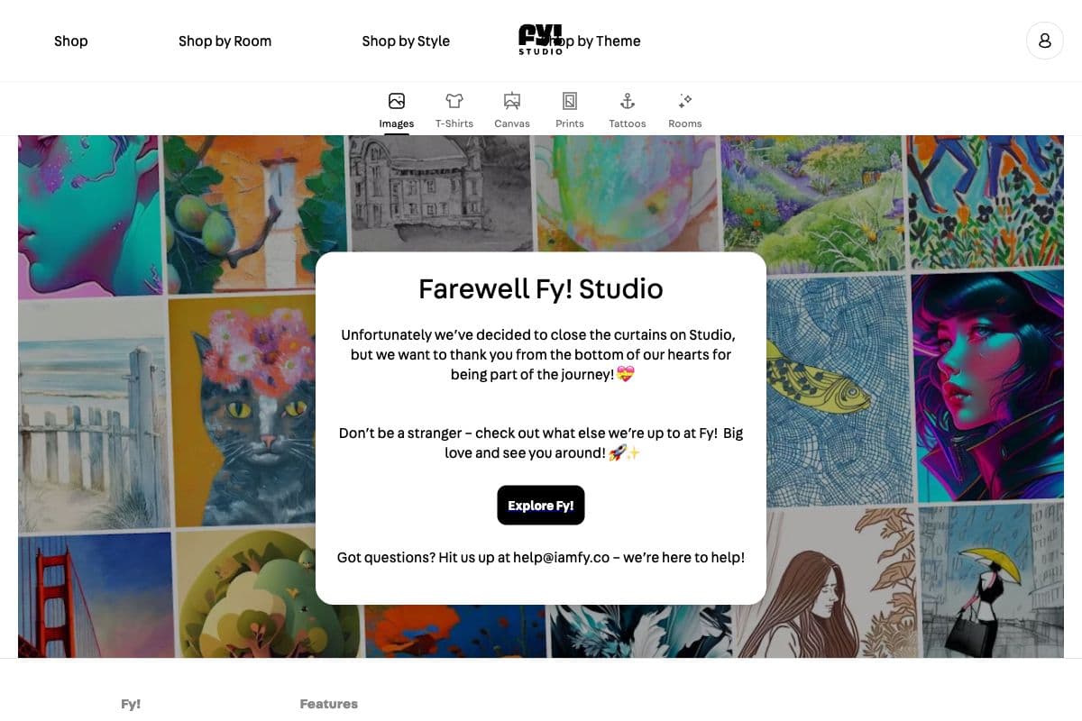 Fy! - AI Art and Design Platform