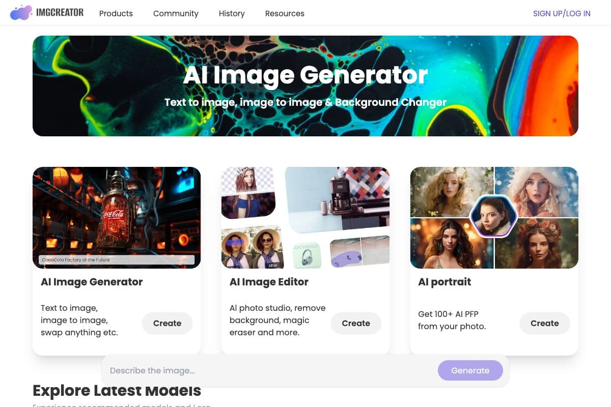 AI Image Generator and Editor