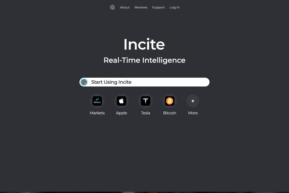 Incite AI: Real-Time AI Stock and Crypto Analysis