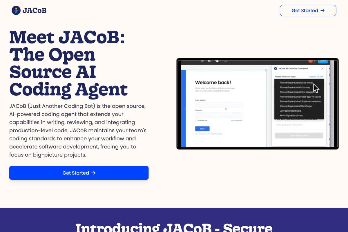 JACoB: The Open Source AI Coding Agent