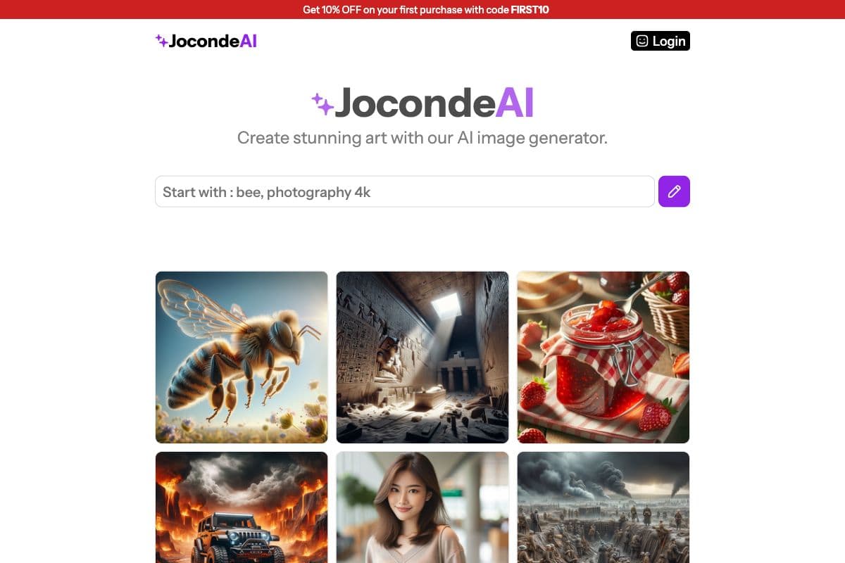 JocondeAI - AI Image Generator