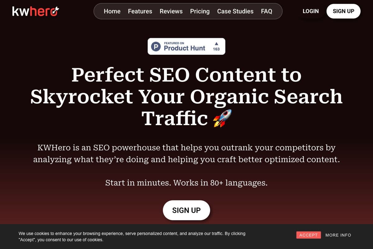 KWHero – The Ultimate SEO Content Optimization Tool