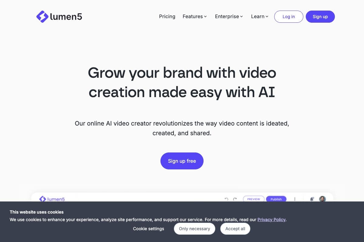 Lumen5 - AI-Powered Video Creation Tool