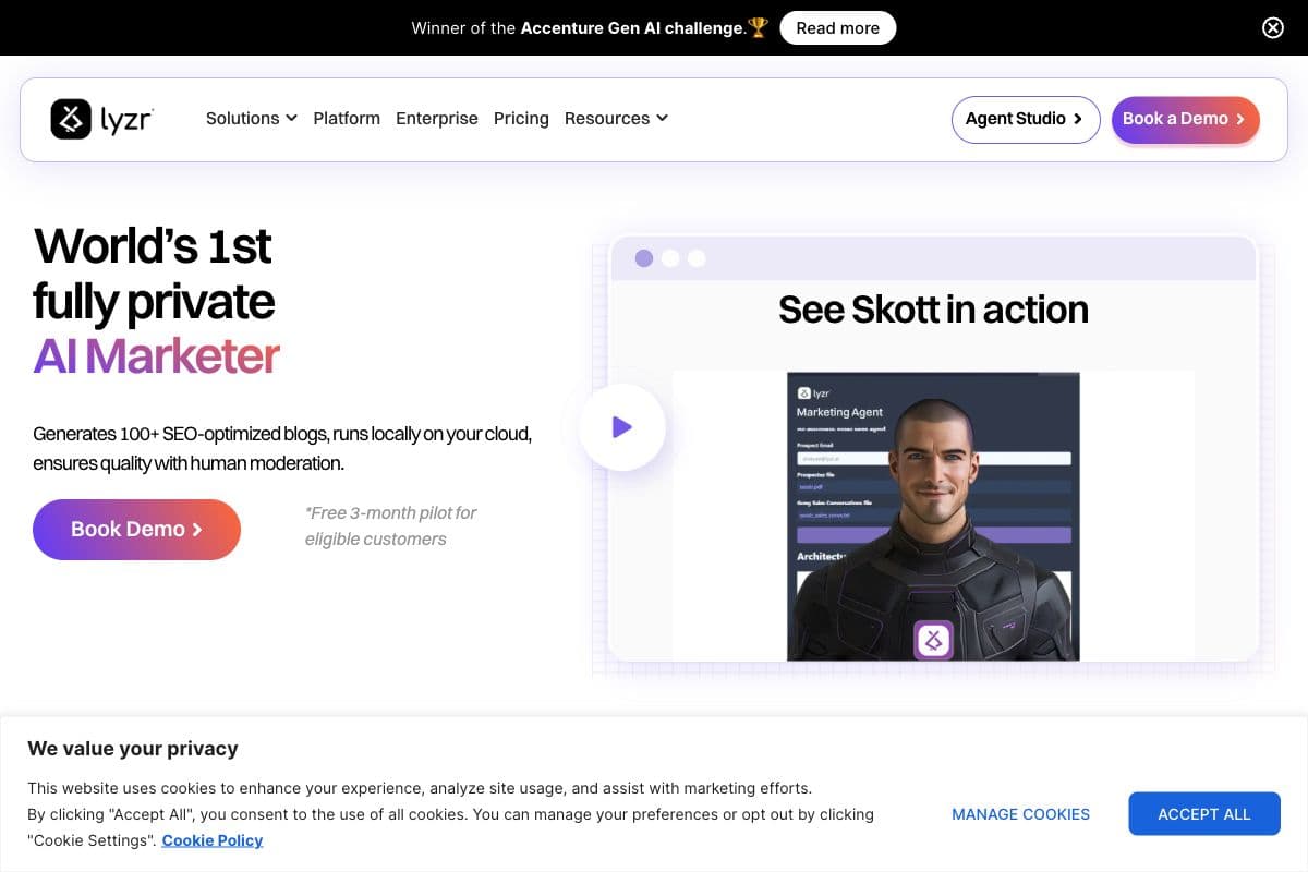 Skott - The Private AI Marketer by Lyzr