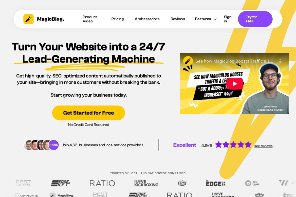 MagicBlog - Turn Your Website into a Lead-Generating Machine